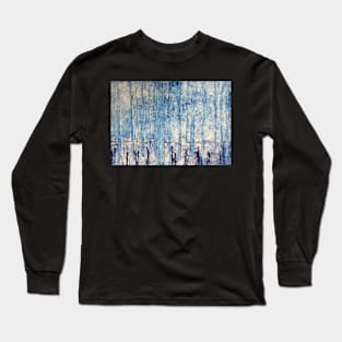 Collagraph print Long Sleeve T-Shirt